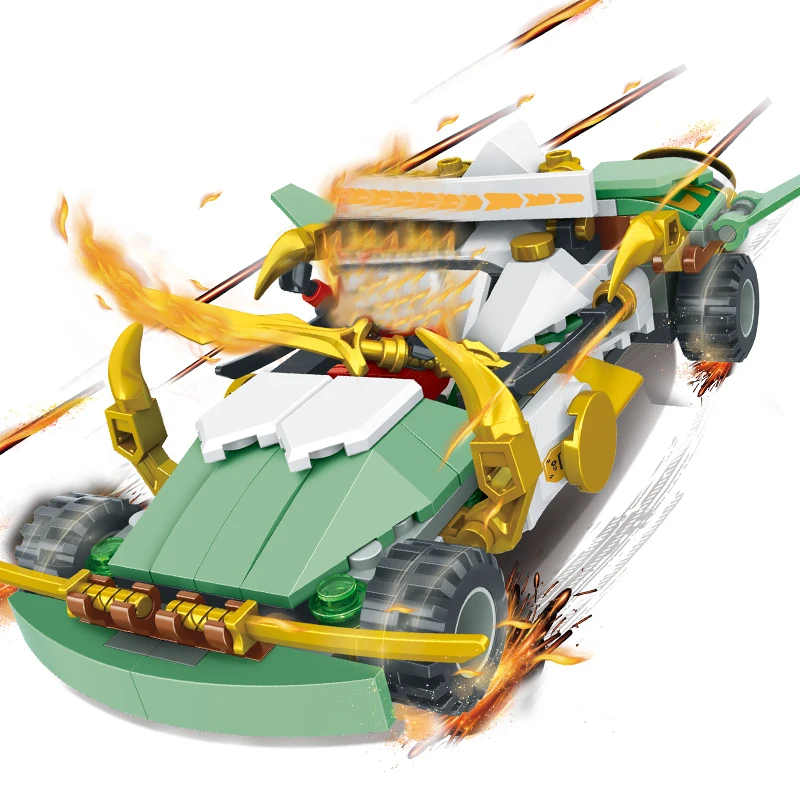Новый конструктор Ninjagoed Lloyd's Titan Mecha Spinjitzu набор строительных блоков модель
