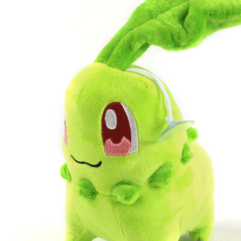 17 см Новинка Аниме Chikorita Плюшевые игрушки Мягкие животные мультфильм кукла подарки для детей