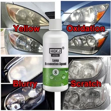 

100ml Car Headlight Repair Coating Scratch Remover Solution Repair Kit Fluid Lamp Cleaning And Maintenance Car Care HGKJ 8