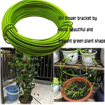 

Wire Gardening Coated Plastic Flower Wire Hand Diy Wire Soft Wire Home Plant Modeling Flower Stand Material