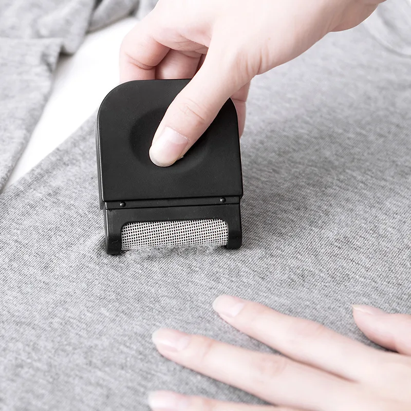 Черный Mini Lint Remover Hair Ball Trimmer Fuzz Pellet Cut Machine Portable Sweater Clothes Shaver Laundry Cleaning Tools - Цвет: Черный