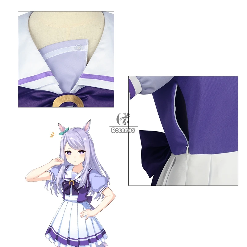 ROLECOS Anime Uma Musume Pretty Derby Cosplay Costume Uma Musume Toukai Teiou School Sailor Uniform Cosplay Lolita Costumes