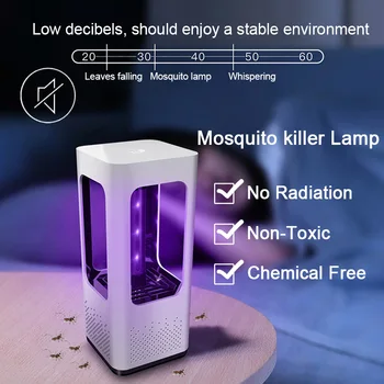 

Led Mosquito Killer Lamp Anti Mosquito Fly Trap Lamp Bug Zapper USB Powered Pest Control Electric Insect Repellent Night Light