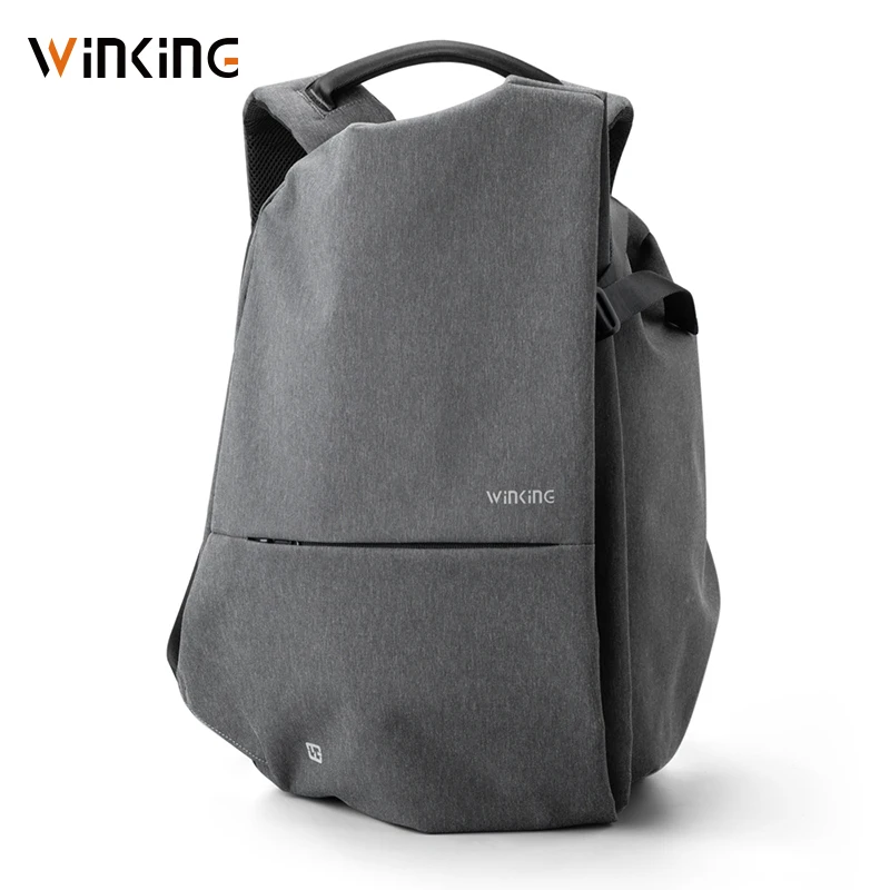 Kingsons Newest Style Fashion Multifunction Men Travelling USB charging backpack for Teenager and Male Waterproof Anti-theft bag