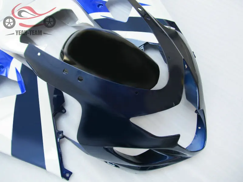 Индивидуальные китайские Обтекатели для Suzuki K4 2004 2005 GSXR600 04 05 GSXR 600 750 синий белый МОТОЦИКЛ ABS пластик обтекатель комплект