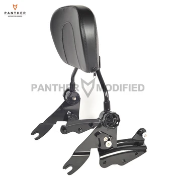 

Black Motorcycle 4 Point Docking Hardware Sissy Bar Backrest Motor passenger Backrest case for Harley Touring 2009-2013