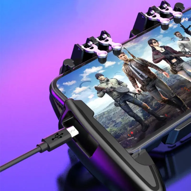 Игровой контроллер Джойстик Вентилятор охлаждения геймпад ручка для IOS Android мобильных телефонов E65A