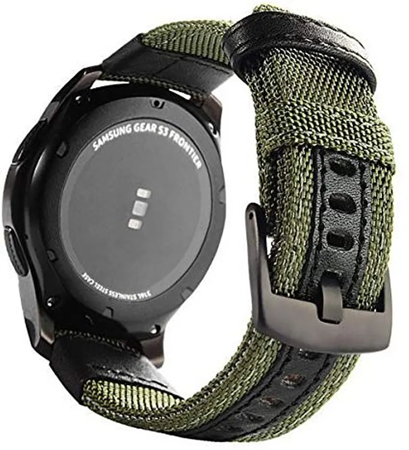 Для Samsung Gear S3 S2 Frontier /Classic galaxy watch 46 42 мм Active 2 44 40 нейлоновый спортивный ремешок