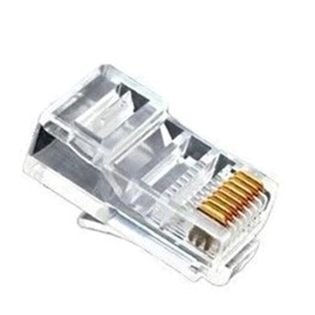 

25 pcs RJ45 RJ-45 CAT5 Modular Cable Plug Ethernet Gold Plated Network Connector for Cat5 Cat5e Cat6 Cable Dropshiping