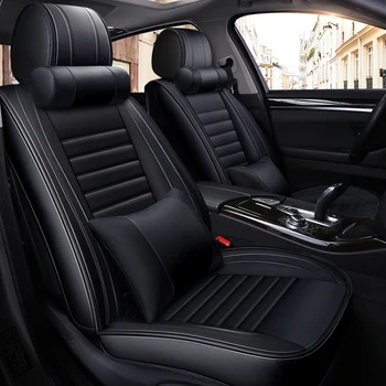 

Full Coverage Eco-leather auto seats covers PU Leather Car Seat Covers for toyota prado 120 150 premio prius 20 30 rav4 venza