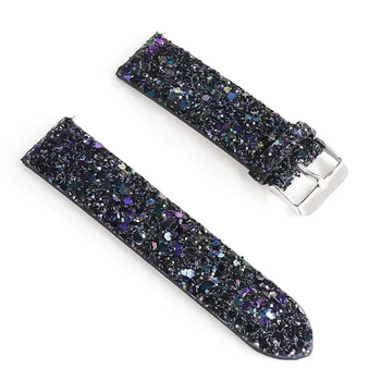 

42mm For Samsung Bling Wrist Strap Replacement Shiny Luxury Leather Watch Band For Samsung Galaxy Watch Smart Watch Accessories