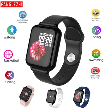 

Smart Watch Women Men 2019 New B57 Waterproof Sport Blood Pressure Measurement Smartwatch Fitness Tracker Watch For Android Ios