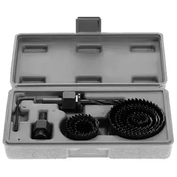 

11pcs Hole Saw Cutting Set Kit Drilling Tool Wood Metal Cutter 19-64mm high quality Mandrels Saws Core Drill Bits Woodworking
