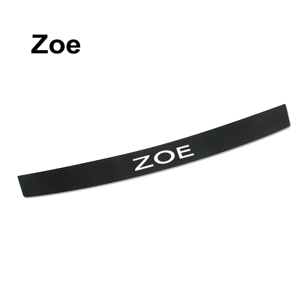 For Zoe Наклейки на задний бампер автомобиля для Renault Megane Scenic Dacia Duster Sandero Logan Clio Laguna Captur Fluence Koleos Zoe Kadjar - Название цвета: For Zoe