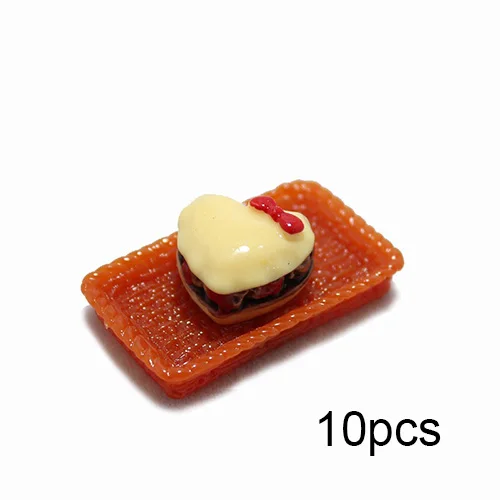 10pcs Beige B Веселая обезьянка, полимерная для торта, слизи, добавки, амулеты, новинка, милый кавайный набор, сделай сам, наполнитель, украшения для облаков, прозрачная хрустящая слизистая глина - Цвет: 10pcs Beige B