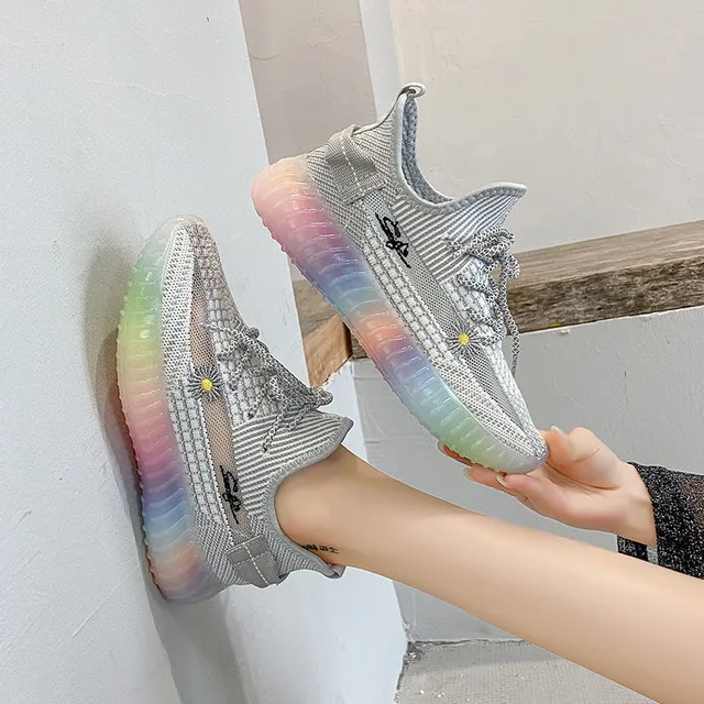 rainbow yeezys