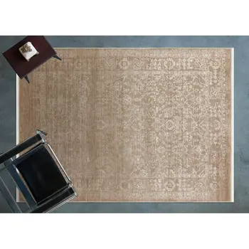 

Apex Classy 8 'x 11' Wool Brown Area Rug