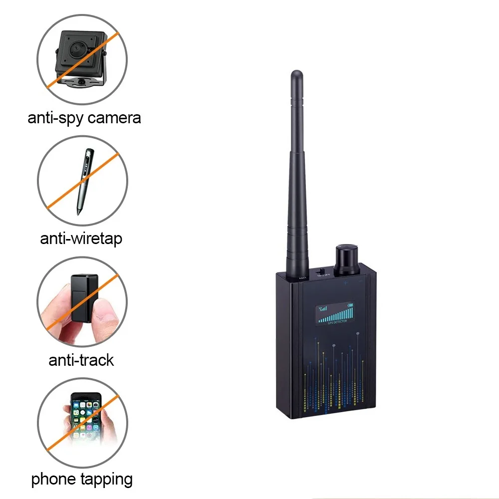 WT03S camaras espias escondidas bug eavesdropping finder hidden camera mini camera spy camera spy device wiretap GPS detector