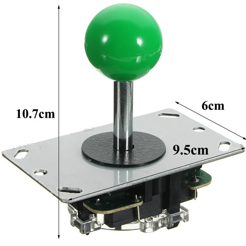 Delay Arcade Joystick DIY LED USB Encoder+Joystick+Shine Push Buttons+Cables For Arcade Game for MAME for 1/2/3