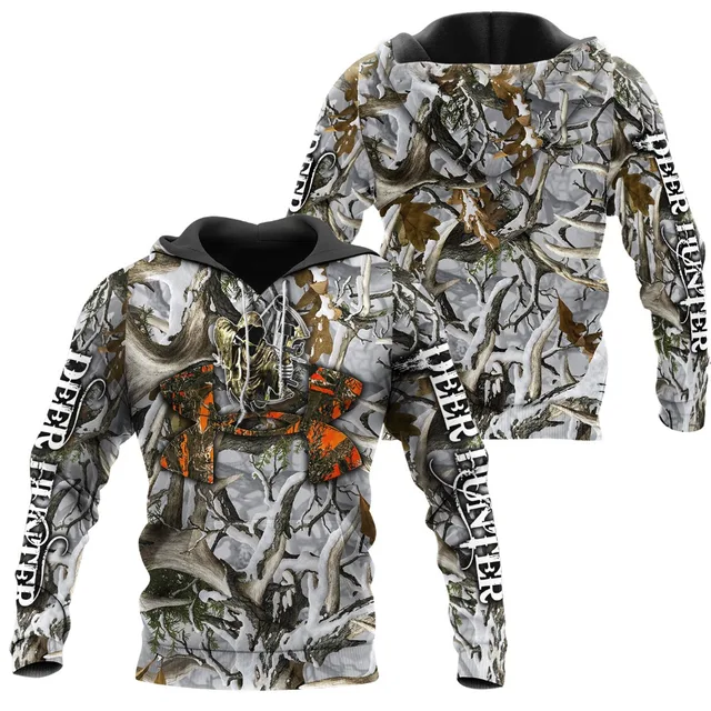 Camouflage de chasse au cerf pour hommes/femmes, nouvelle mode imprimé en  3D, sweat à capuche/pantalon/survêtement à la mode, livraison directe -  AliExpress