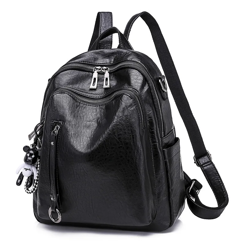 Рюкзак женский стиль корейский стиль Мода Универсальный ruan pi bao модная сумка через плечо для путешествий двойного назначения женская спина