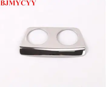 

BJMYCYY Car styling Accessories for KAI KX5 2016 Back row sequins Cigarette lighter bright ABS Chrome frame trim 1pcs