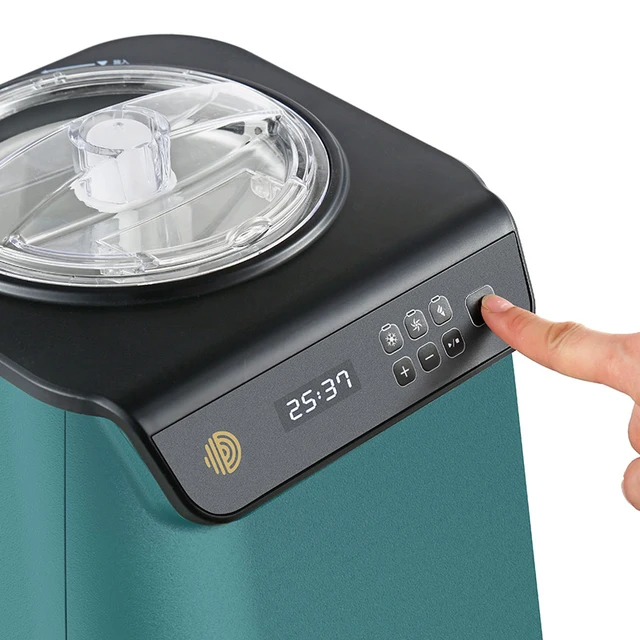 1200ml Soft Hard Italian Ice Cream Maker Machine Household Full