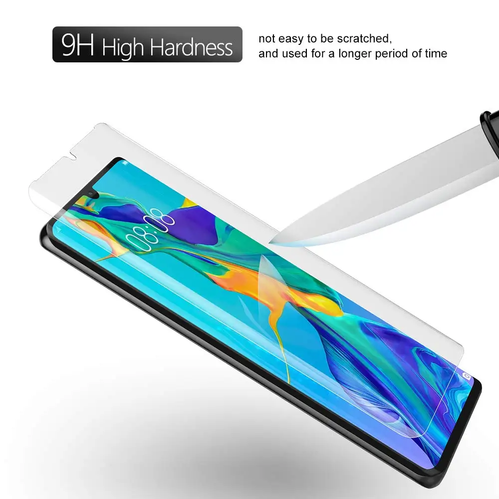 Защита для экрана от ультрафиолета для huawei mate 30 20 Pro, закаленное стекло, полное покрытие для huawei Honor mate 20 Pro P30 Lite, УФ стеклянная пленка