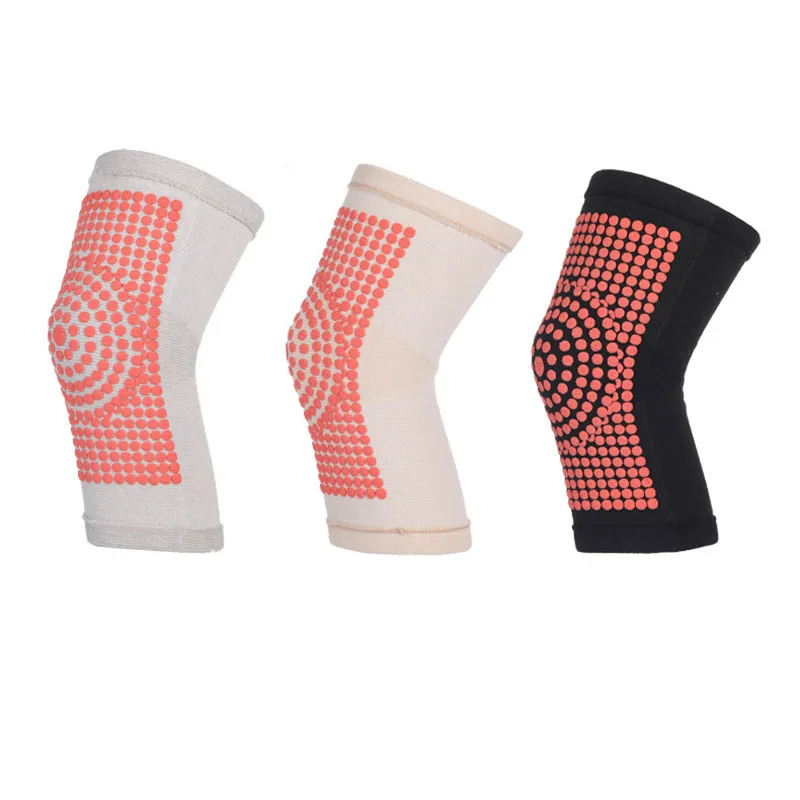 1 pair tourmaline self-heating Warm knee pads arthritis relief joint painmagnetic therapy tourmaline products knee massager