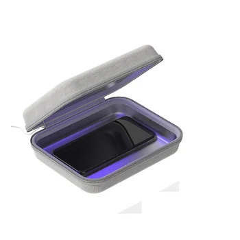 

Portable UV Cell Phone Sanitizer for All Phones Mask Headphones Keys Tableware Makeup Brushes Wallet Toothbrush Watch and Jewelr