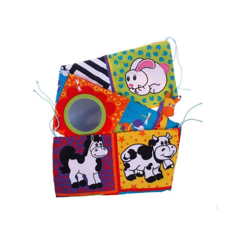 Высокое качество ткань книги детские мобильные игрушки кроватки кровать вокруг мягкие плюшевые игрушки малышей раннего образования Cot