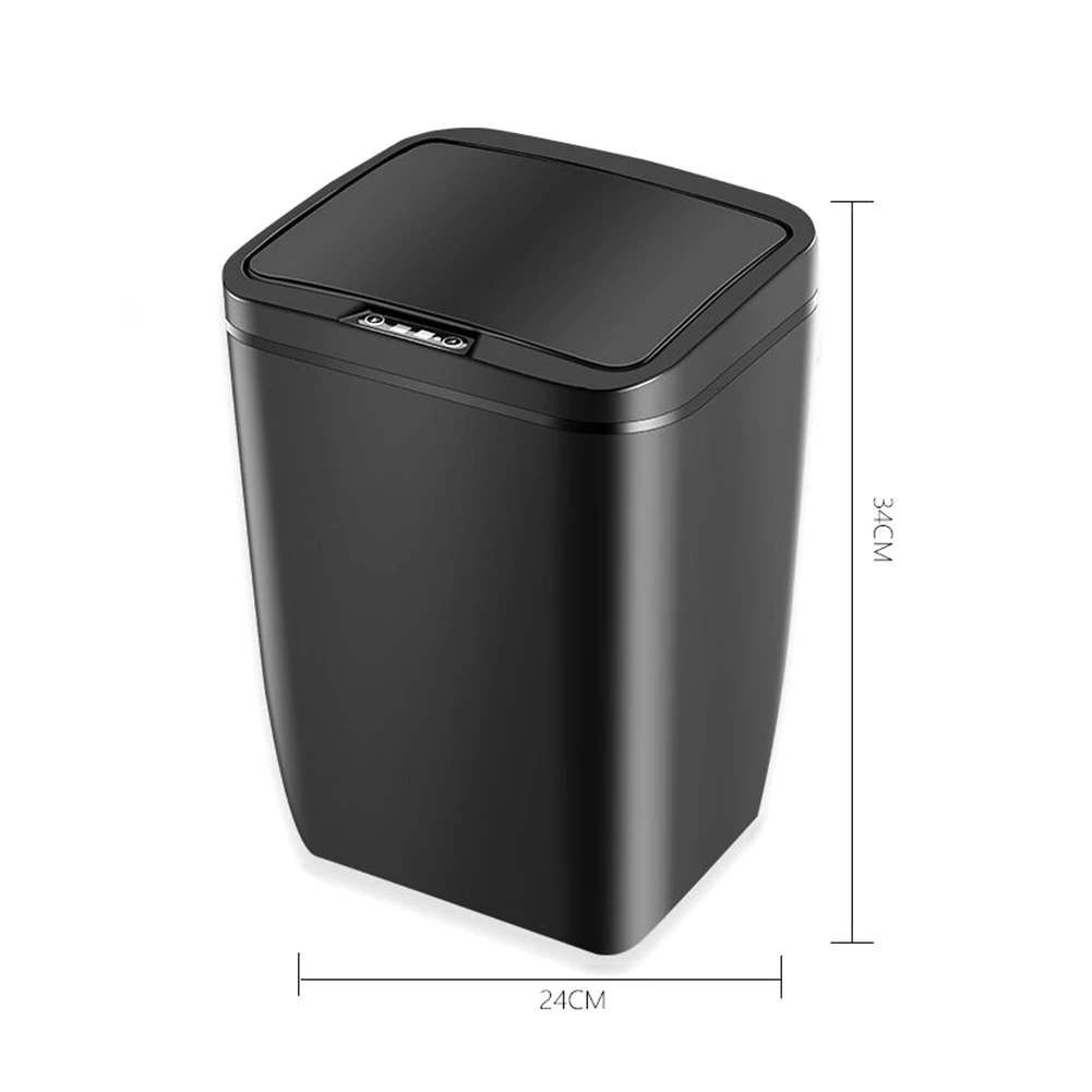 Автоматический Бесконтактный умный индукционный мусорный бак умный мусорный контейнер с датчиком дома гостиной спальни кухни мусорный ящик 12л