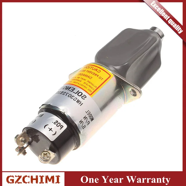 sliver 307-2820 Электромагнит останова 24v для Онан генератор Cummins 0307-2820-01 - Цвет: sliver