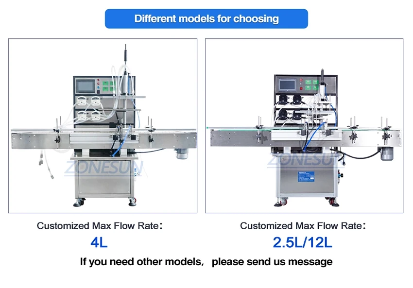 ZONEPACK Juice Wine Gel Can Hand Sanitizer Perfume Cooking Oil Automatic Small Bottle Liquid Filling Machine
