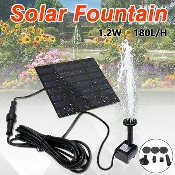 

Fountain Water Pump High efficiency Submersible Pump 180L/HSolar Panel
