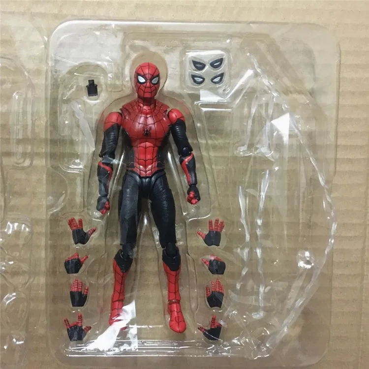 Shf Marvel Spiderman Far From Home Version Articulate Figure Model Toys -  Action Figures - AliExpress