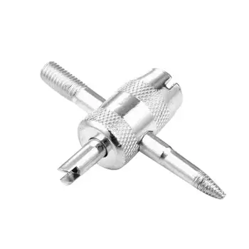 

Delicate Valve Stem Core Remover Multi-function Screwdriver 4 Way Installer for Car Automobile Truck Tire Repair Accessories