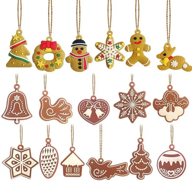FAROOT Christmas Tree Ornaments Mini 17-Piece Set Wind Chimes Bird Angel Hot Wholesale | Дом и сад