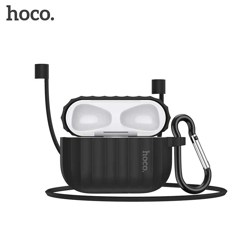 Чехол HOCO для наушников Apple Airpods pro мягкий силиконовый чехол цветной ультратонкий