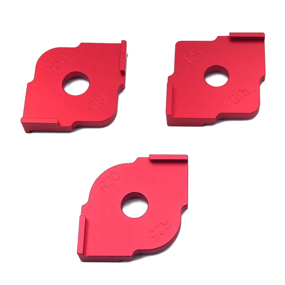 

3PCS/Set Woodworking Portable R5 R10 R15 R20 R25 R30 Quick Jig Radius Templates Aluminium Alloy Professional Panel Wood Router