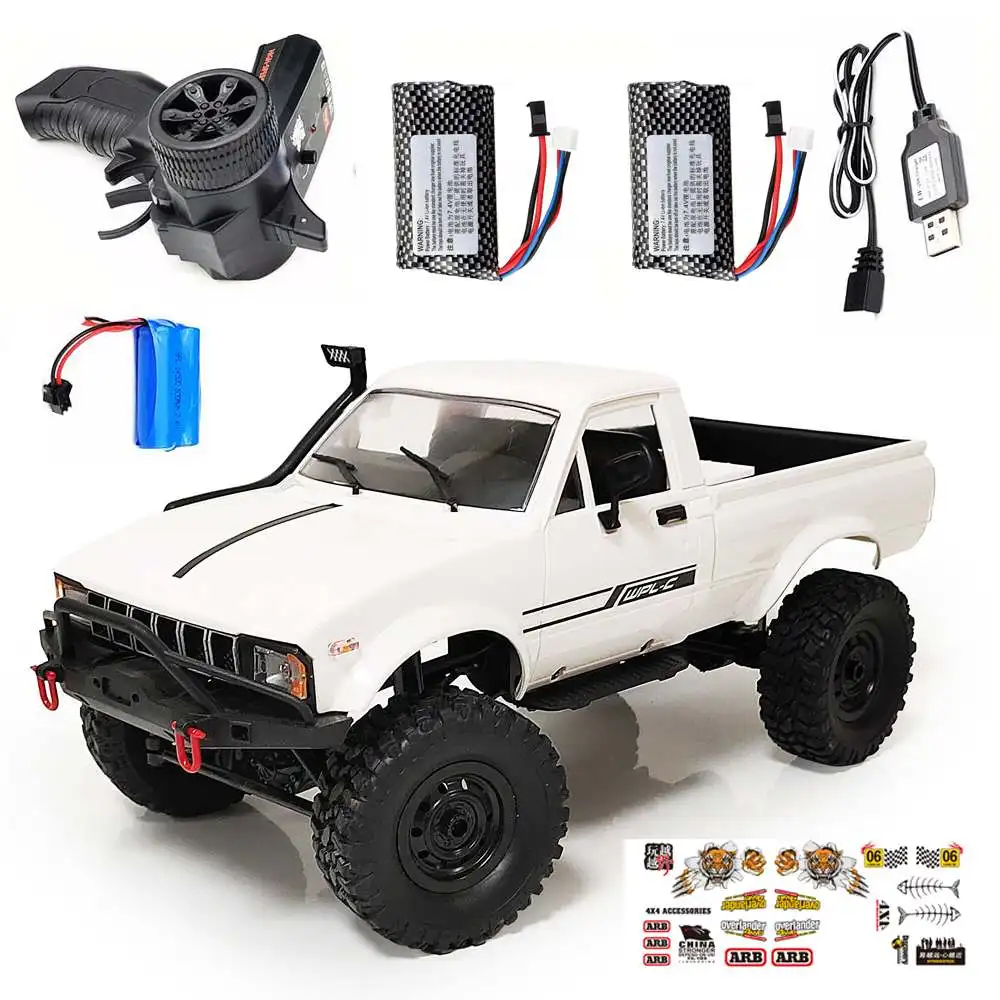 WPL C24 RC автомобиль 1:16 2 4 ГГц 4WD гусеничный RTR Радиоуправляемый полный