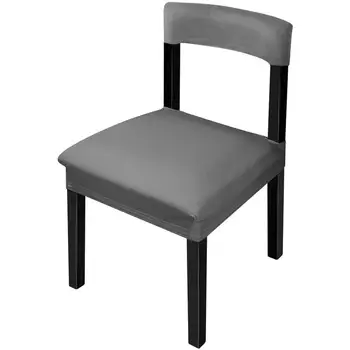 

IMIKEYA 4PCS Stretch Chair Seat Covers Chair Protector Splashproof Removable Dining Chair Covers with Elastic Band For Home