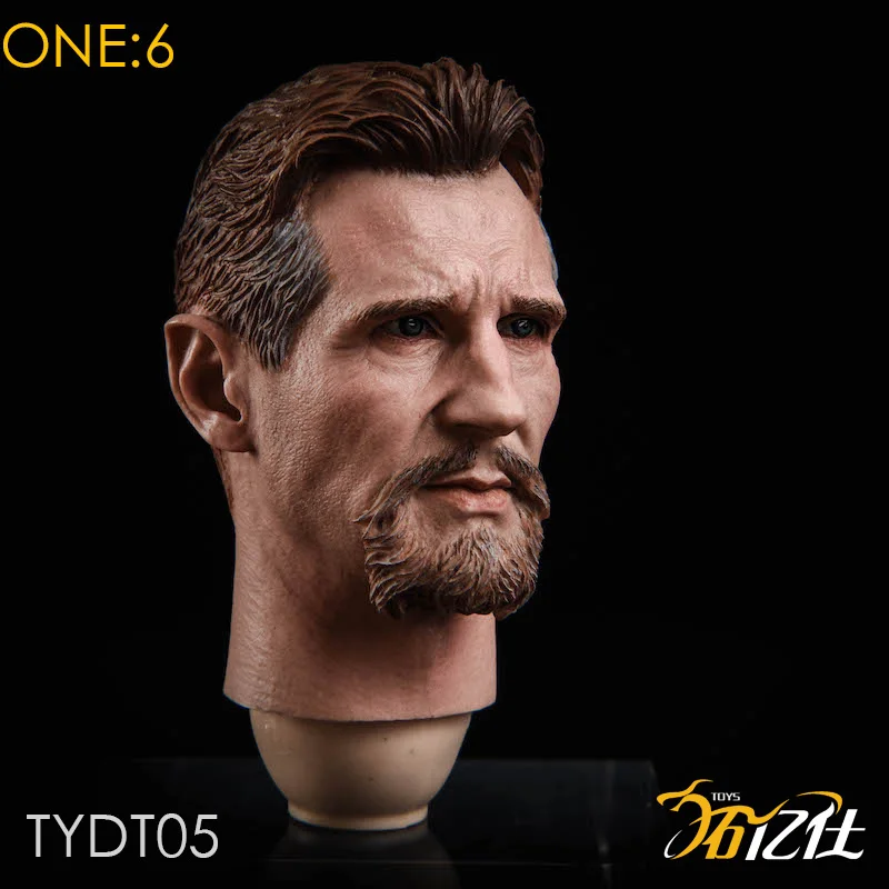 Estartek 1/6 TYDT05 Лиам Ниссен голова Лепка для 12 дюймов Фигурка DIY