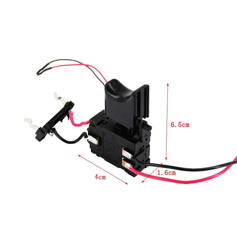 DC14.4V/16,8 V/DC18V литиевая батарея беспроводная дрель контроль скорости переключатель триггера с светильник speed cotrol переключатель триггера