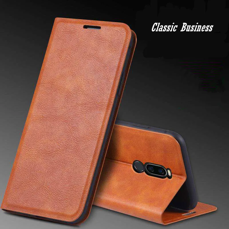 Кожаный чехол кошелек PDGB для Xiaomi Redmi Note 8 Pro 8A магнитный деловой Чехол книжка с