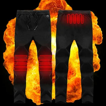 

Wholesale Intelligent Electric Heated Trousers Heater Warm Winter USB Long Pants Women Men Casual G66