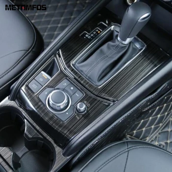 

For Mazda CX-5 CX5 2018 2019 2020 Gear Shift Box Hand Brake Button Cover Molding Trim Decoration Inner Accessories Car Styling