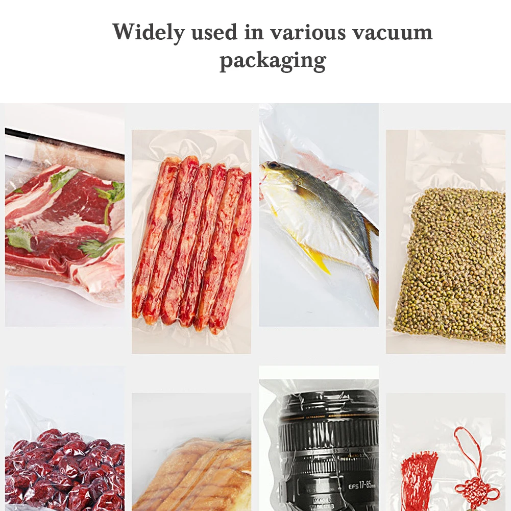 Вакуумные пакеты для хранения продуктов многоразовые герметичные с ручным