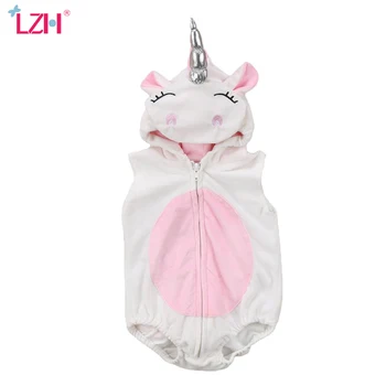

Newborn Baby Girls Clothes Overalls 2020 Summer Baby Sleeveless Unicorn Rompers For Baby Boys Jumpsuit Infant Clothing 0-2 Year