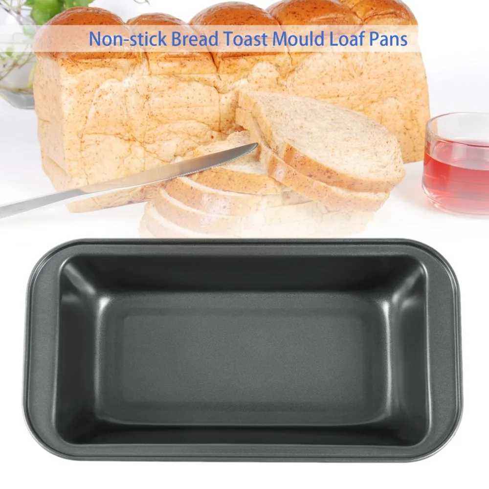 

Baking Tools Carbon Steel Cake Mold Pan Baking Rectangle Non-stick Bread Toast Mould Bread & Loaf Pans Kitchen Tools